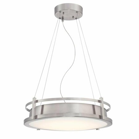 WESTINGHOUSE LED Chandelier with Frosted Lens - Brushed Nickel 6372200